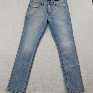 Buffalo Bitton Ash Jeans Men's W36 L32 Light Wash Straight Leg NWT Slim Stretch